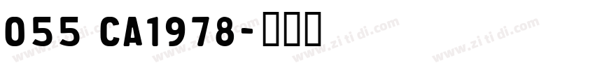 055 CA1978字体转换